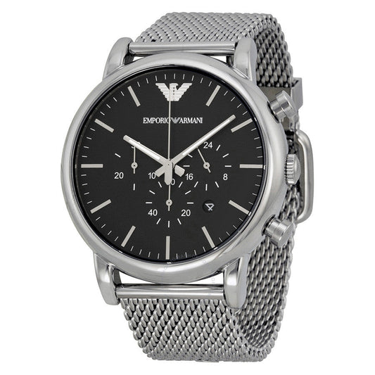 Emporio Armani Classic Chronograph Black Dial Men's Watch AR1808