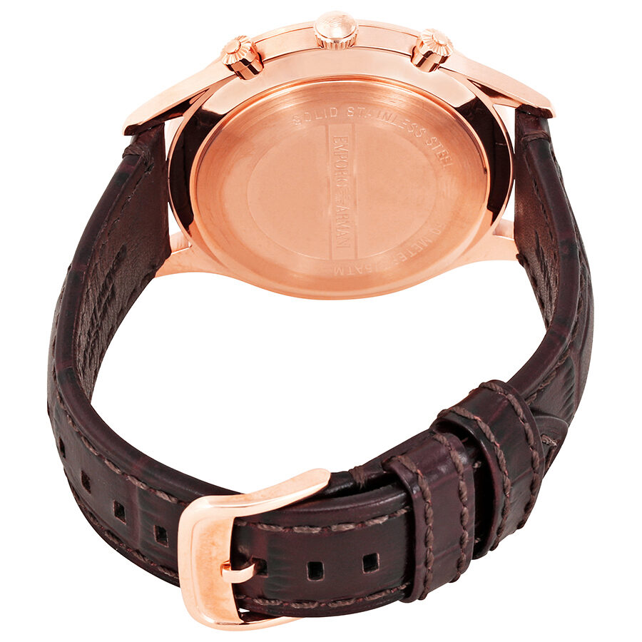 Emporio Armani Classic Chronograph Burgundy Dial Men's Watch AR1890