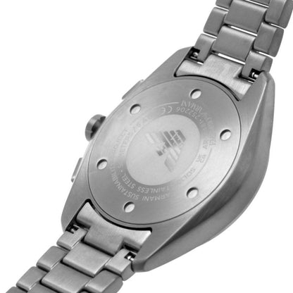 Emporio Armani Claudio Chronograph Blue Dial Gunmetal Men's Watch - AR11481