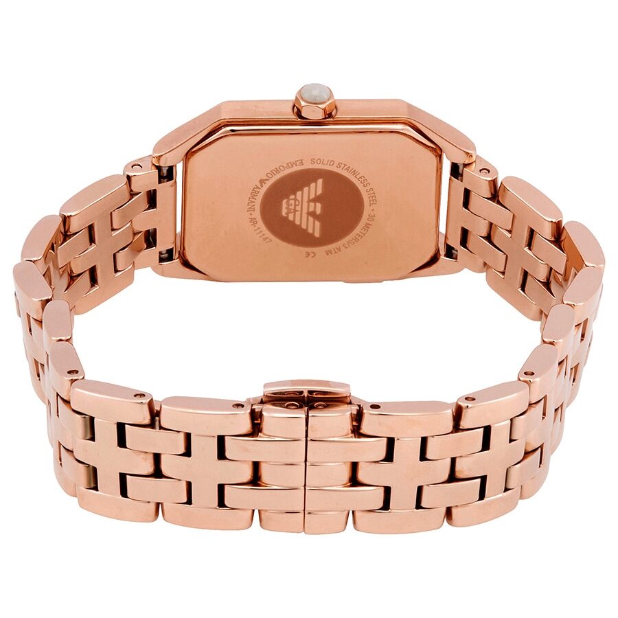Emporio Armani Giola Quartz Rose Gold Women's Watch - AR11147