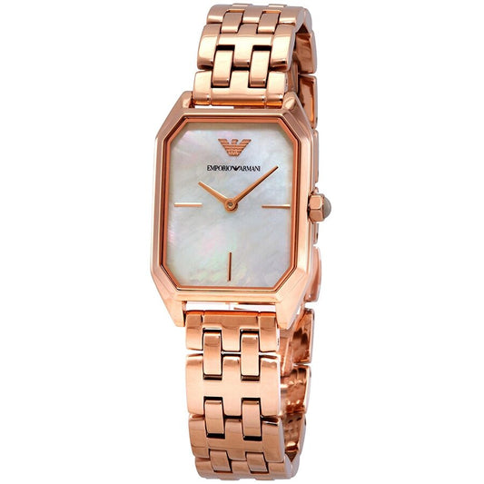 Emporio Armani Giola Quartz Rose Gold Women's Watch - AR11147