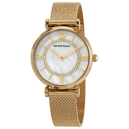 Emporio Armani Gianni T-Bar Crystal Pave Ladies Watch AR11321