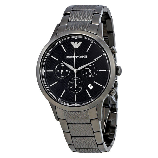 Emporio Armani Renato Chronograph Gunmetal Ion-Plated Men's Watch - AR2505