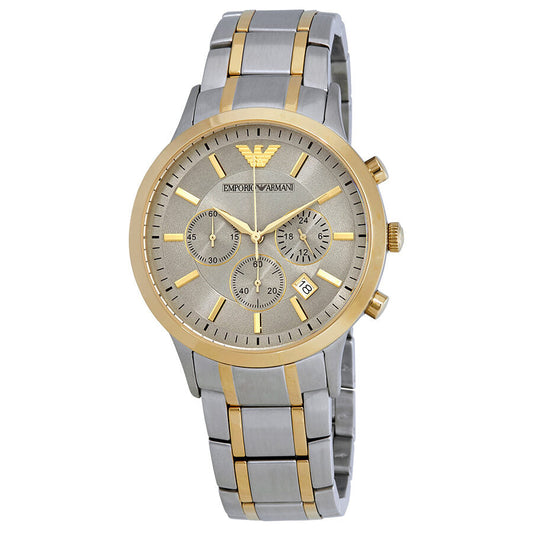 Emporio Armani Renato Chronograph Silver Dial Men's Watch AR11076