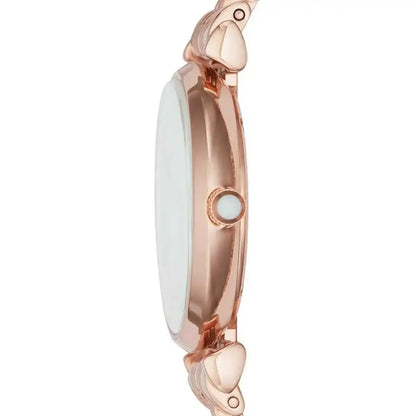 Emporio Armani Gianni T-Bar Rose Gold Women's Watch - AR11110