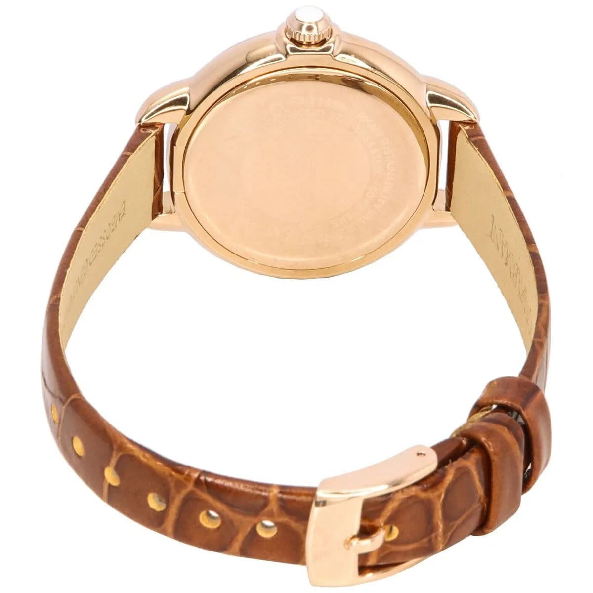 Emporio Armani Mia Three-Hand Brown Geniune Leather Women's Watch - AR11525