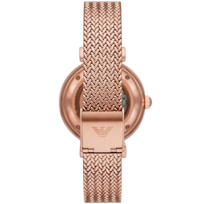 Emporio Armani Rose Gold Ladies Watch - AR60063
