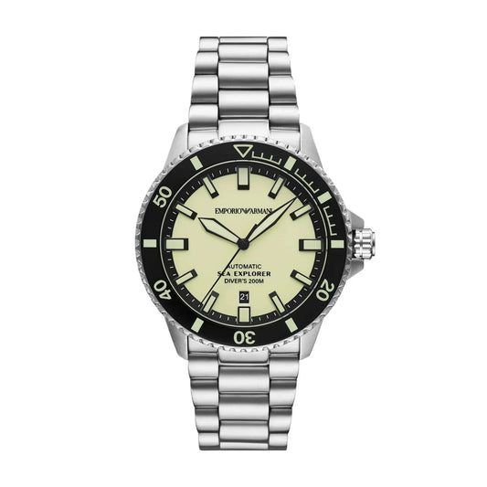 Emporio Armani Sea Explorer Automatic Stainless Steel Watch AR60083