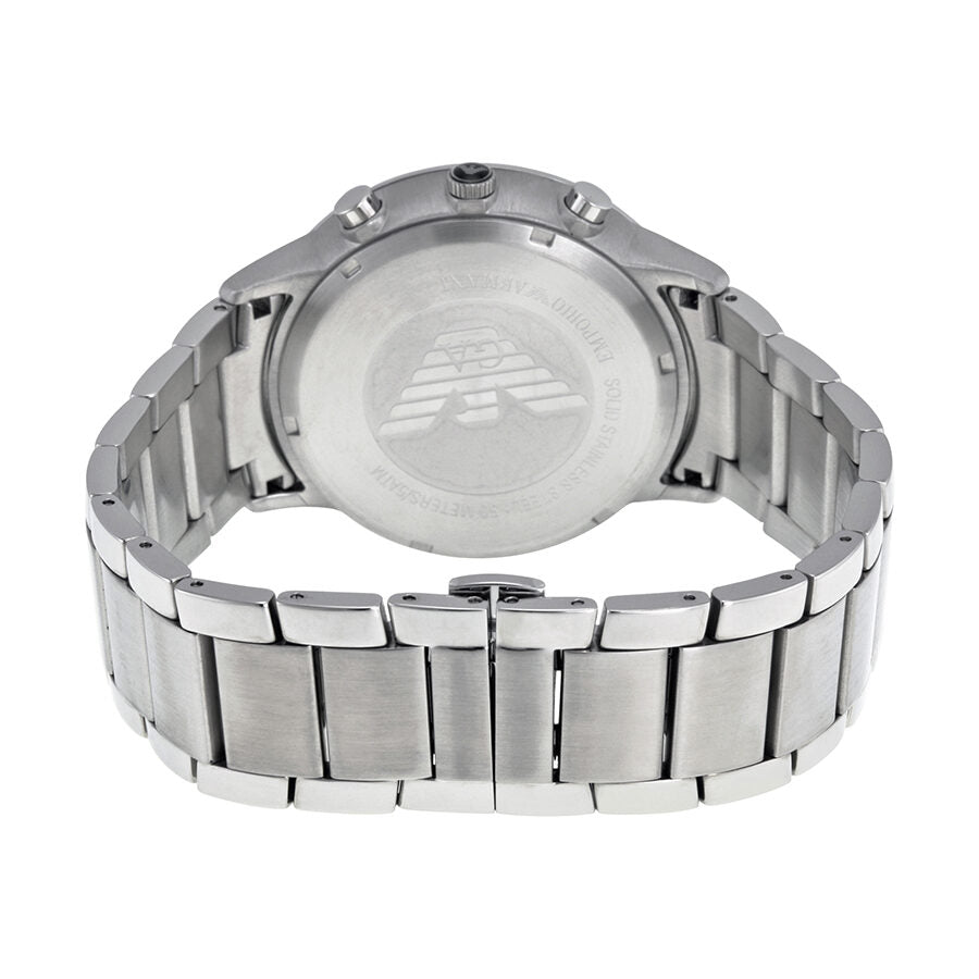 Steel caseback with Emporio Armani engraved logo