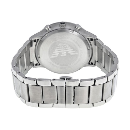 Steel caseback with Emporio Armani engraved logo