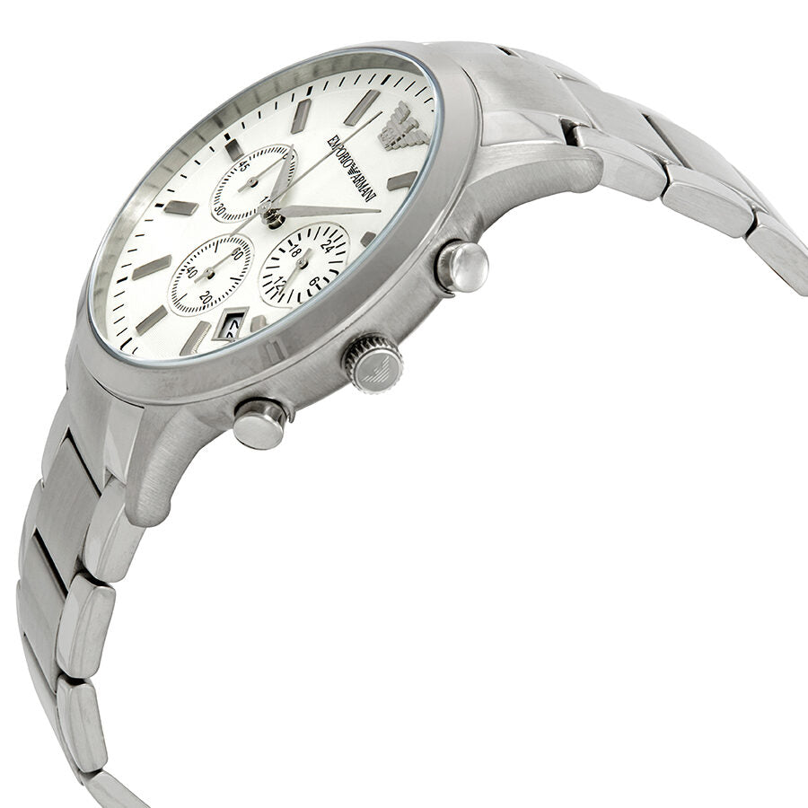 Emporio Armani Sportivo Chronograph Cream Dial Men's Watch AR2458