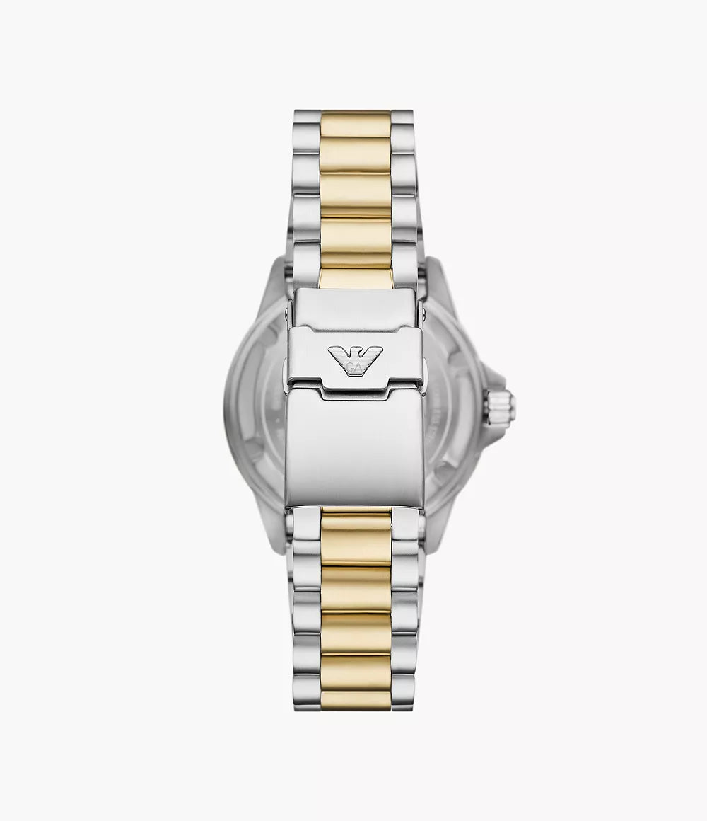 Emporio Armani Sea Explorer Automatic Two-Tone Stainless Steel Men's Watch - AR60089