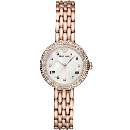 Emprio Armani Rose Gold Ladies Watch - AR11355