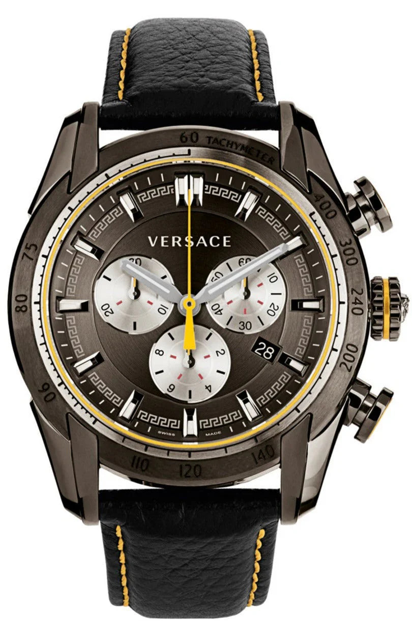 Versace V-Ray Chronograph Grey Dial Men's Watch VDB020014