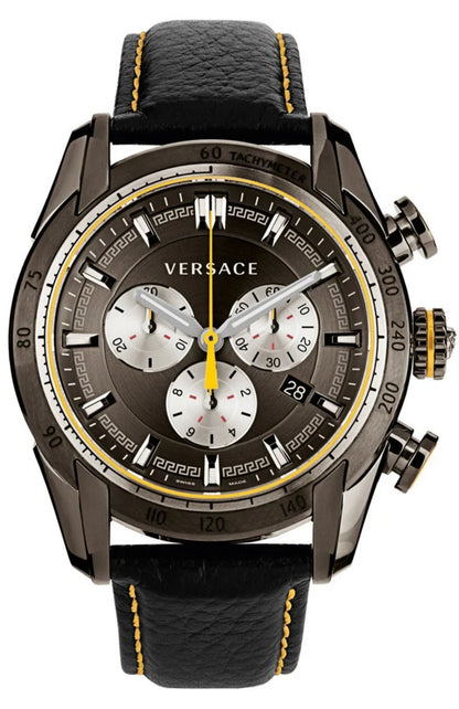 Versace V-Ray Chronograph Grey Dial Men's Watch VDB020014