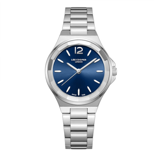 Lee Cooper Casual Classic Blue Dial Silver Watch - LC08286.390