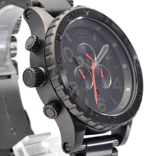 Nixon 51-30 Chrono Black Red Men's Watch A083-2298