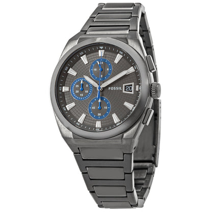 Fossil Everett Chronograph Quartz Grey Dial Men's Watch - FS5830