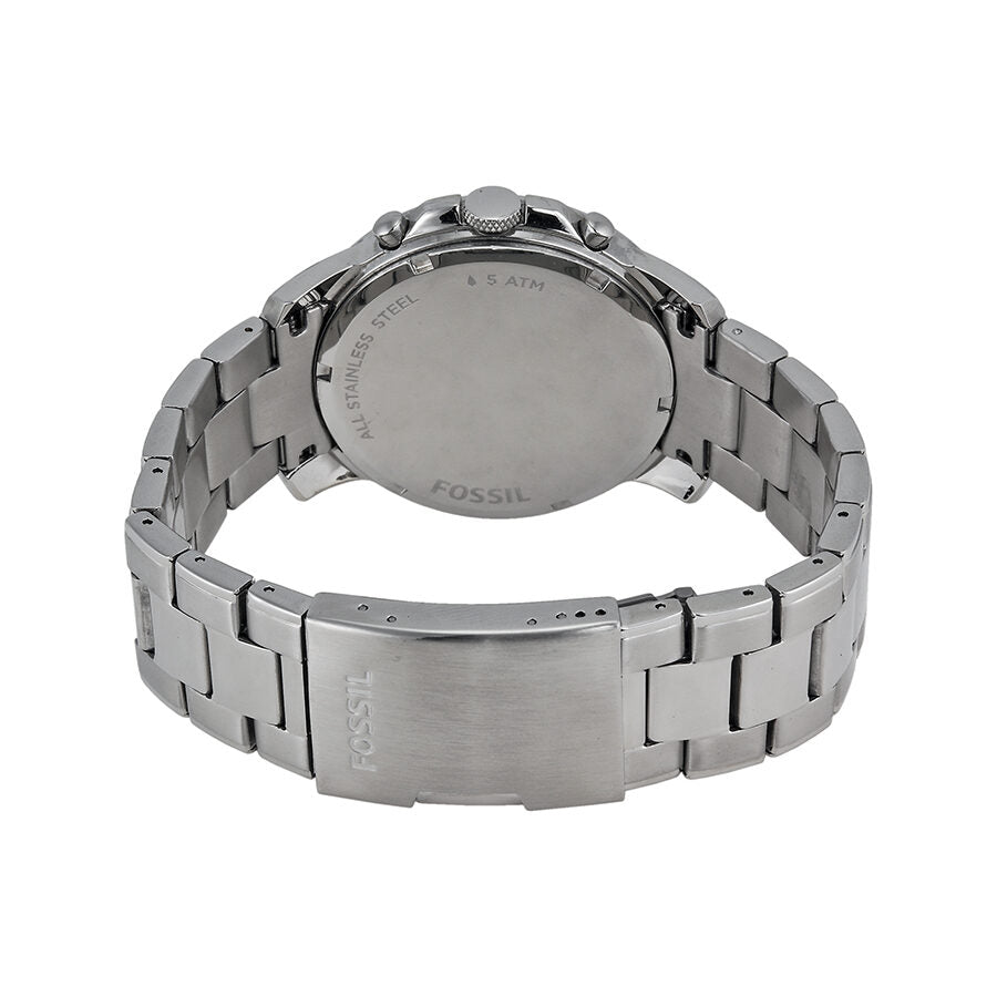 Fossil Grant Chronograph Black Dial Stainless Steel Men's Watch - FS4994