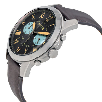 Fossil Grant Chronograph Gunmetal Dial Men's Watch - FS5183