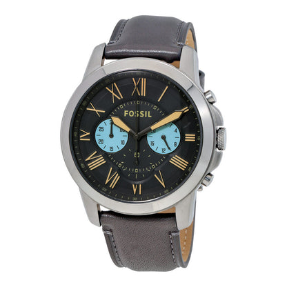 Fossil Grant Chronograph Gunmetal Dial Men's Watch - FS5183
