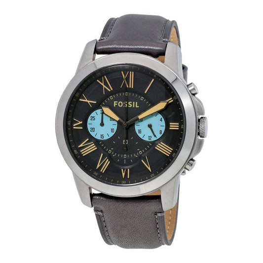 Fossil Grant Chronograph Gunmetal Dial Men's Watch - FS5183