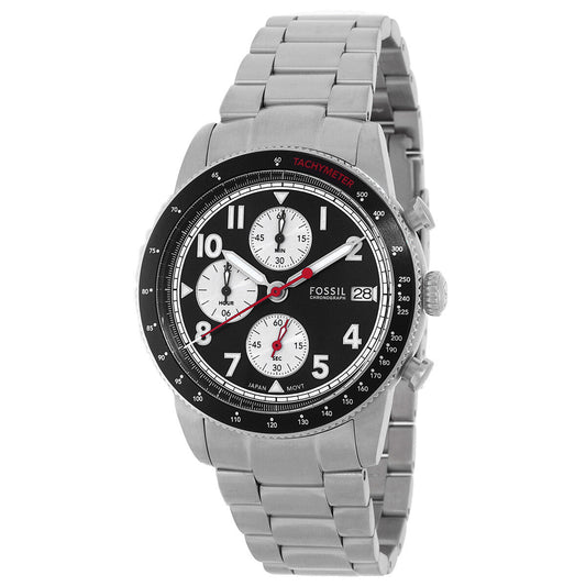 Fossil Sport Tourer Chronograph Stainless Steel Watch - FS6045