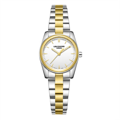 Lee Cooper Sylara White MOP Dial Two Tone Watch - LC08299.230