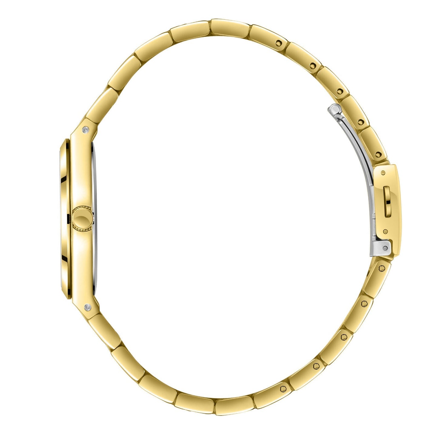 Lee Cooper Fashion Roman Numeral White MOP Dial Gold Watch - LC08298.120