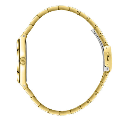 Lee Cooper Fashion Roman Numeral White MOP Dial Gold Watch - LC08298.120