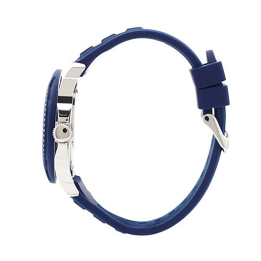 Guess Trade Blue Silicone Strap Men's Watch W0967G2