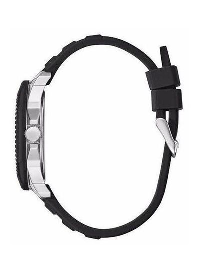 Guess Tread Black Silicon Strap Men's Watch W0967G1