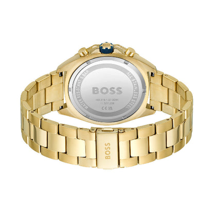 Hugo Boss Energy watch caseback showing engraved logo and case details