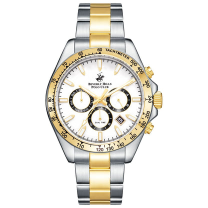 Beverly Hills Polo Club Dual Time Multifunction Two-Tone Watch BP3127X.230