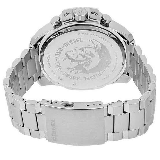 Diesel Mega Chief Chrono All Silver Men's Watch DZ4477