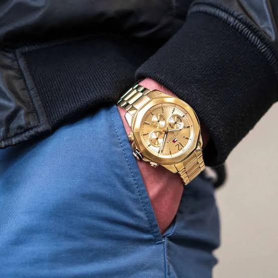Tommy Hilfiger Lars Chronograph Gold Men's Watch - 1792060