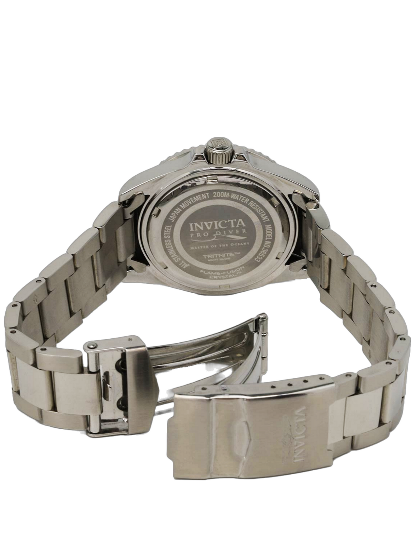 Invicta Pro Diver Quartz Black Dial Pepsi Bezel Men's Watch - 36528