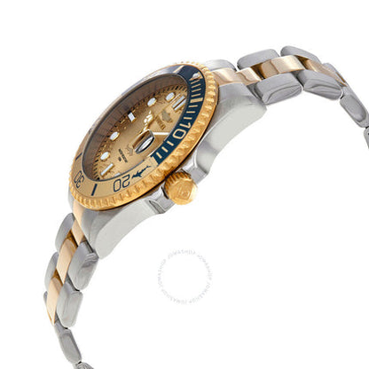Invicta Pro Diver Quartz Gold Dial Two-tone Men's Watch 30948