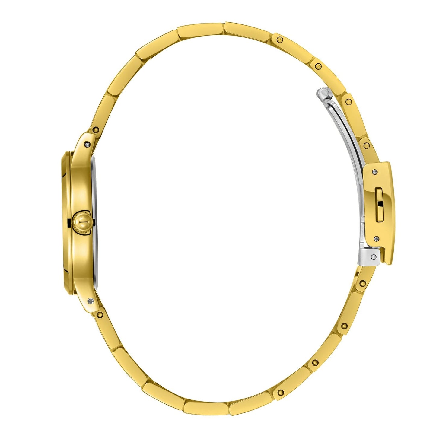 Lee Cooper Crystals White MOP Dial Gold Watch - LC08098.120