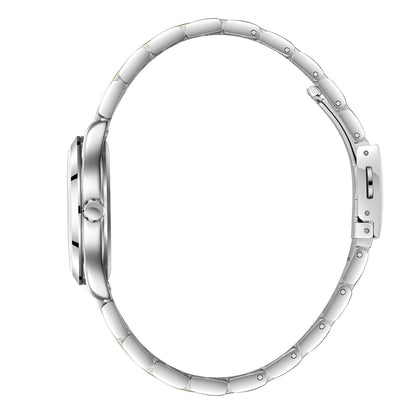 Side view of Lee Cooper Isabella watch showing case profile and bracelet