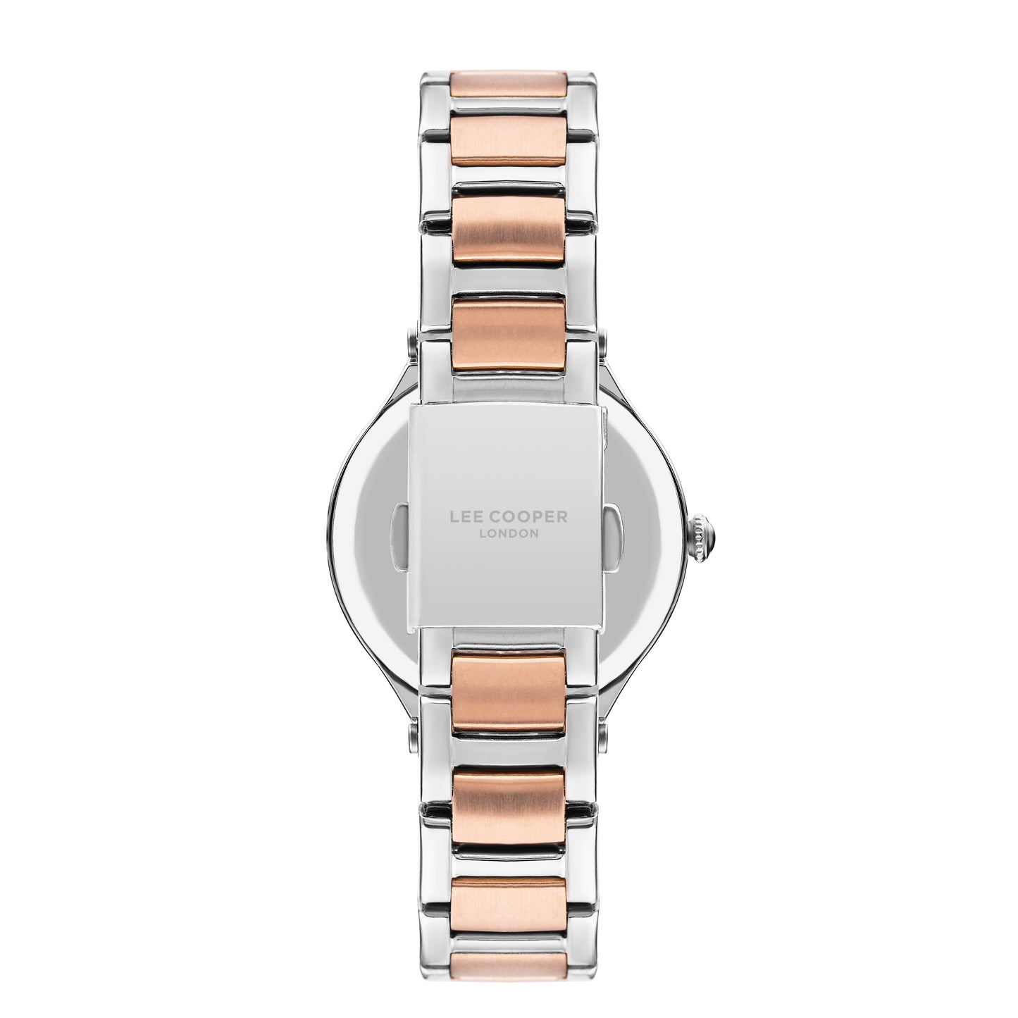 Lee Cooper LC07440.520 watch caseback engraved with Lee Cooper London branding