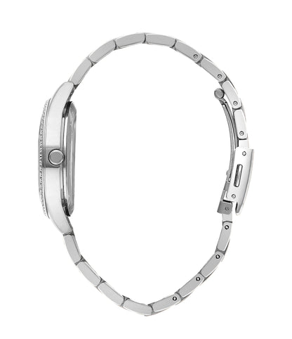 Lee Cooper watch side profile showing metal strap and case thickness