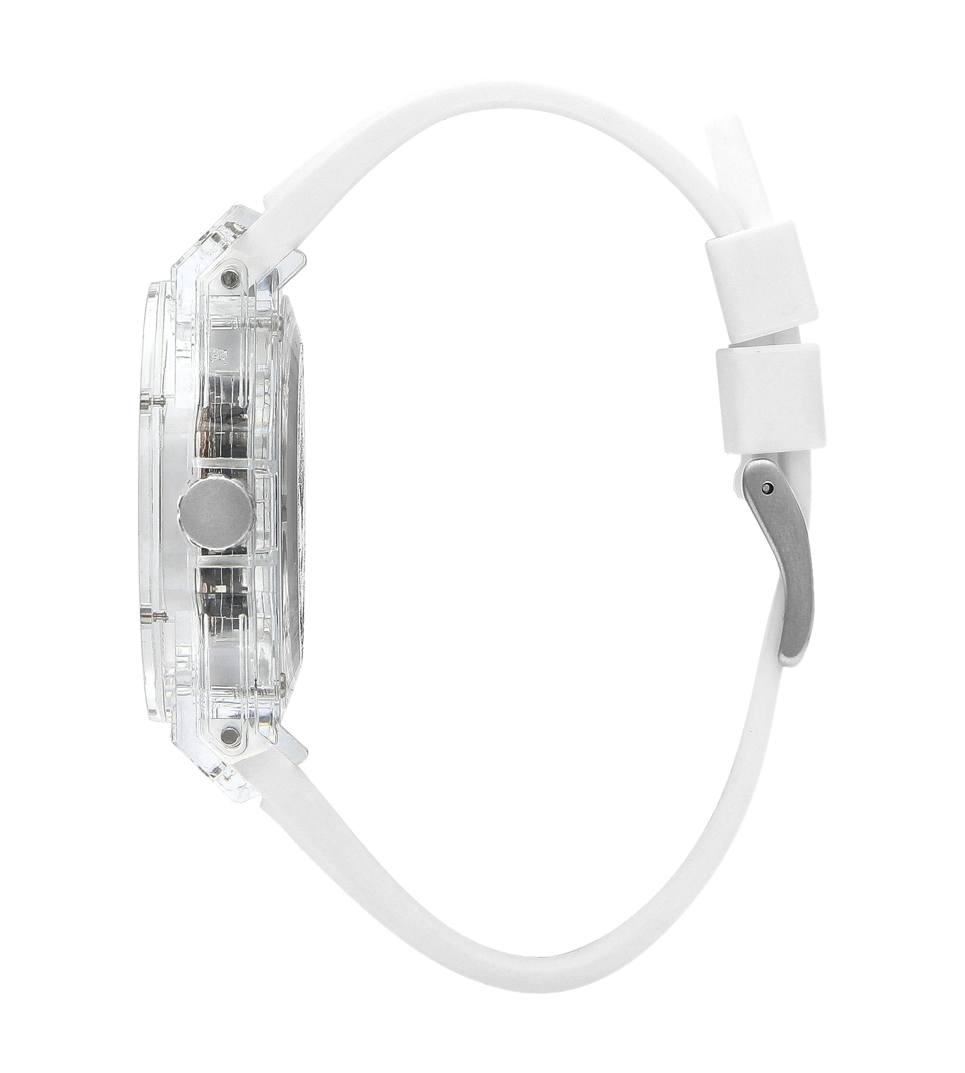 Lee Cooper Multifunction Silver Dial White Silicone Watch – LC07975.333