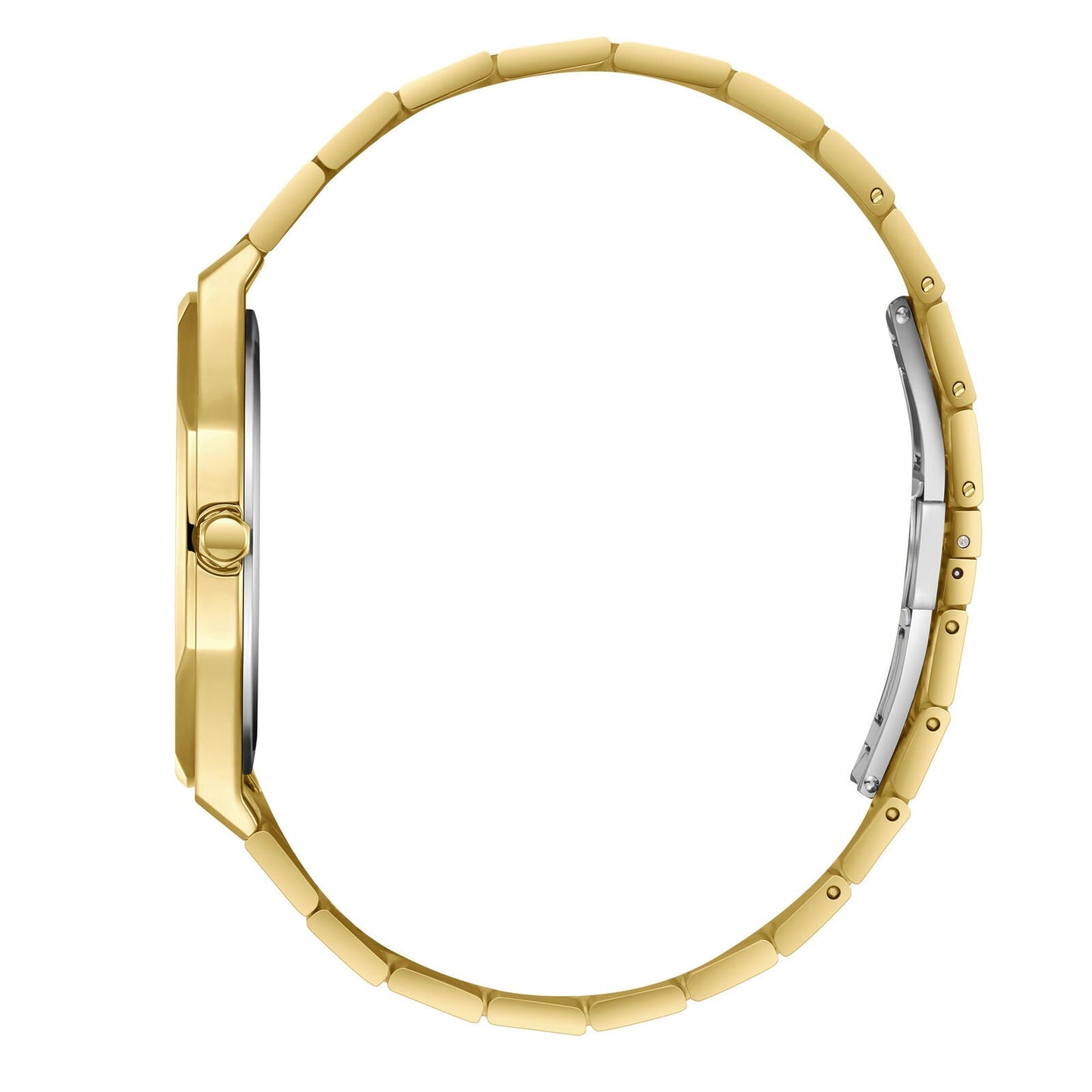 Lee Cooper gold bracelet with link design and crown detail