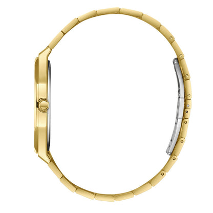 Lee Cooper gold bracelet with link design and crown detail