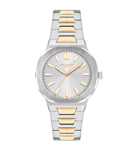 Lee Cooper Classic Three Hand Silver Dial Two Tone Watch – LC07952.230