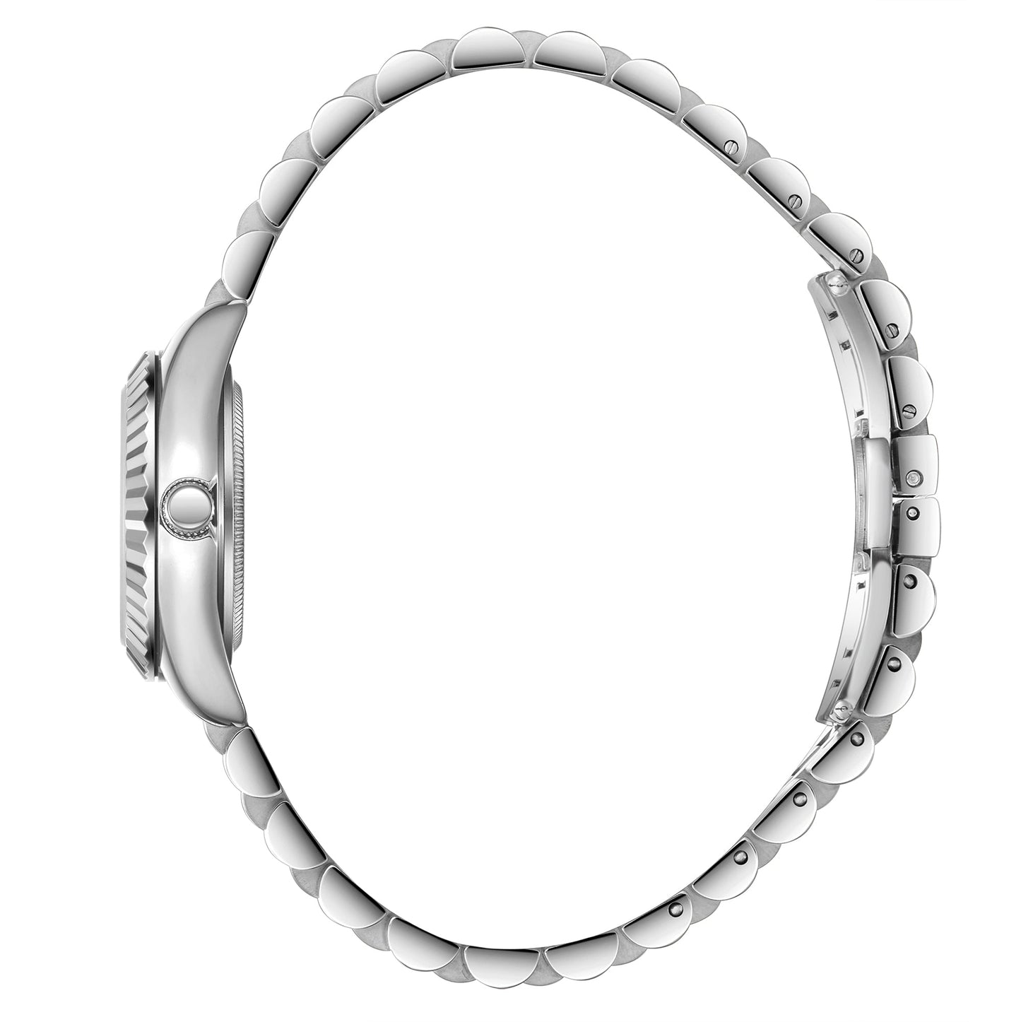 Lee Cooper 28MM Silver Analog Metal Strap Watch – LC07956.350