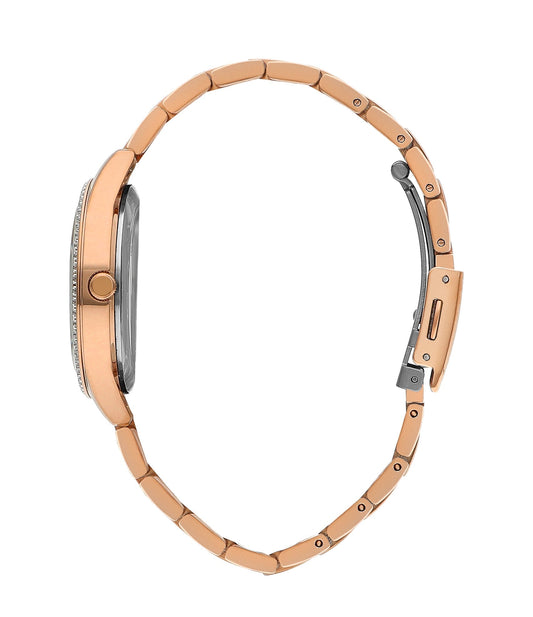 Lee Cooper 34MM Rose Gold Analog Metal Strap Watch – LC07928.430