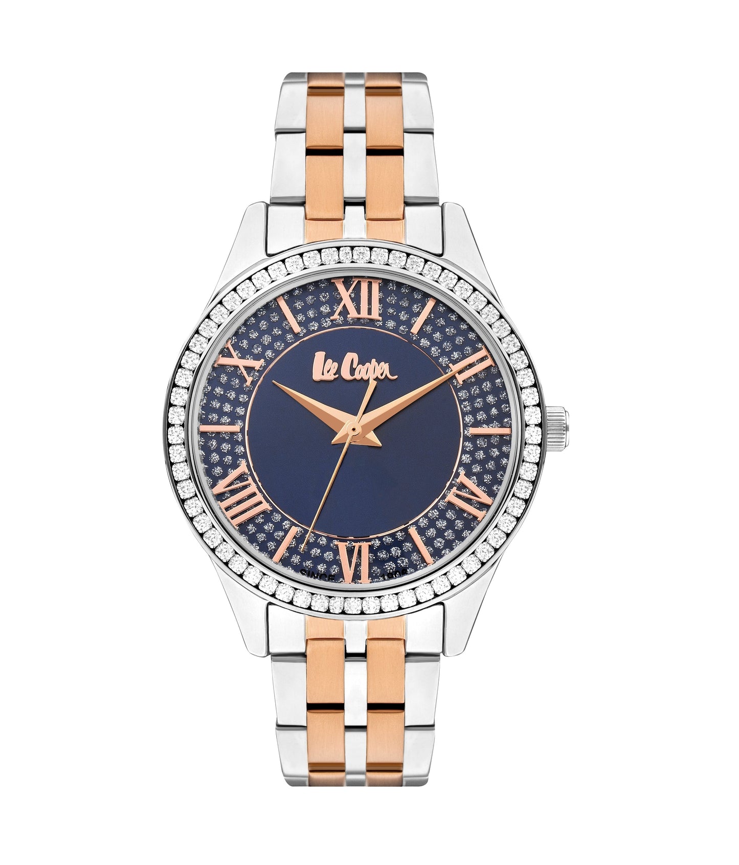 Lee Cooper Classic Blue Dial Two Tone Watch – LC07928.590