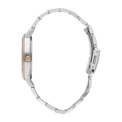 Lee Cooper Elegance Date Window Blue Dial Two-Toned Watch – LC07447.590